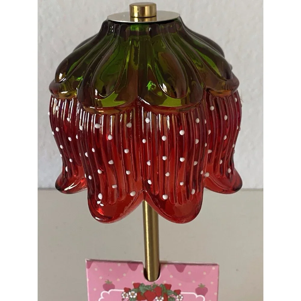 Strawberry‎ Shortcake Touch Lamp USB Rechargeable Glass Dimmable Light VIRAL NEW